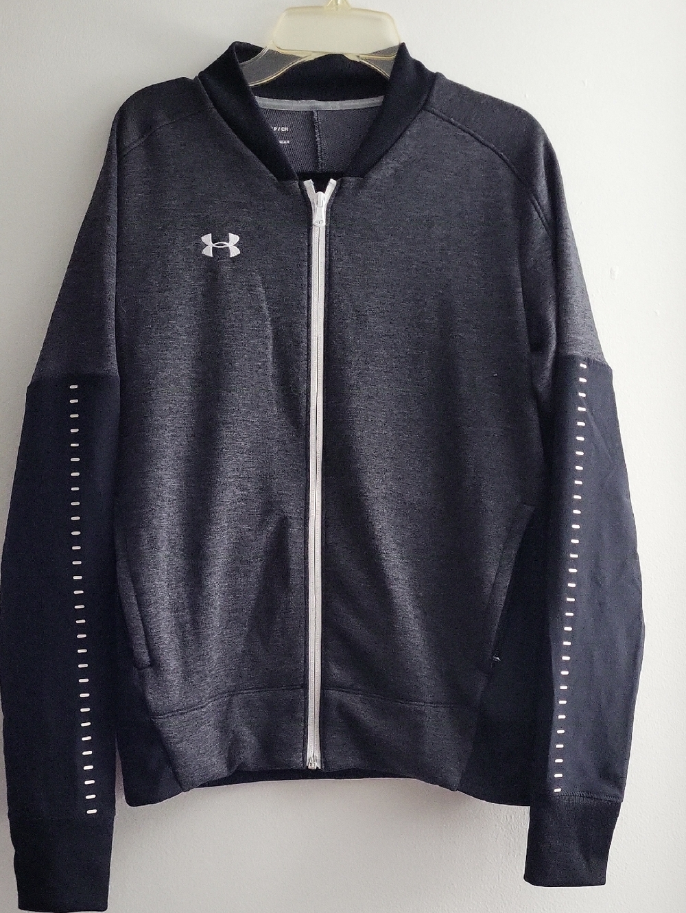 Under Armour Black and Gray  Full-Zip  Lightweight Jacket